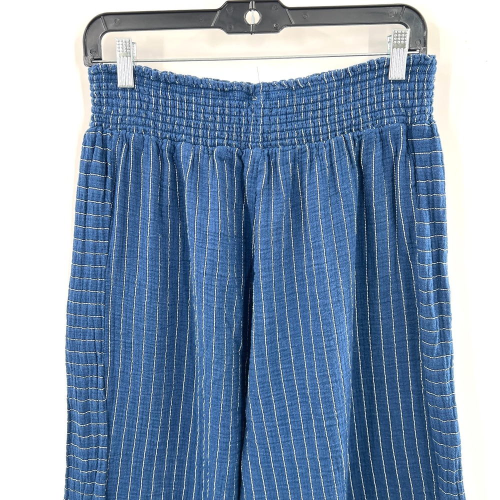 Joie high rise wide leg striped pant coastal grandmother nautical breeze boho 1x - Picture 8 of 12